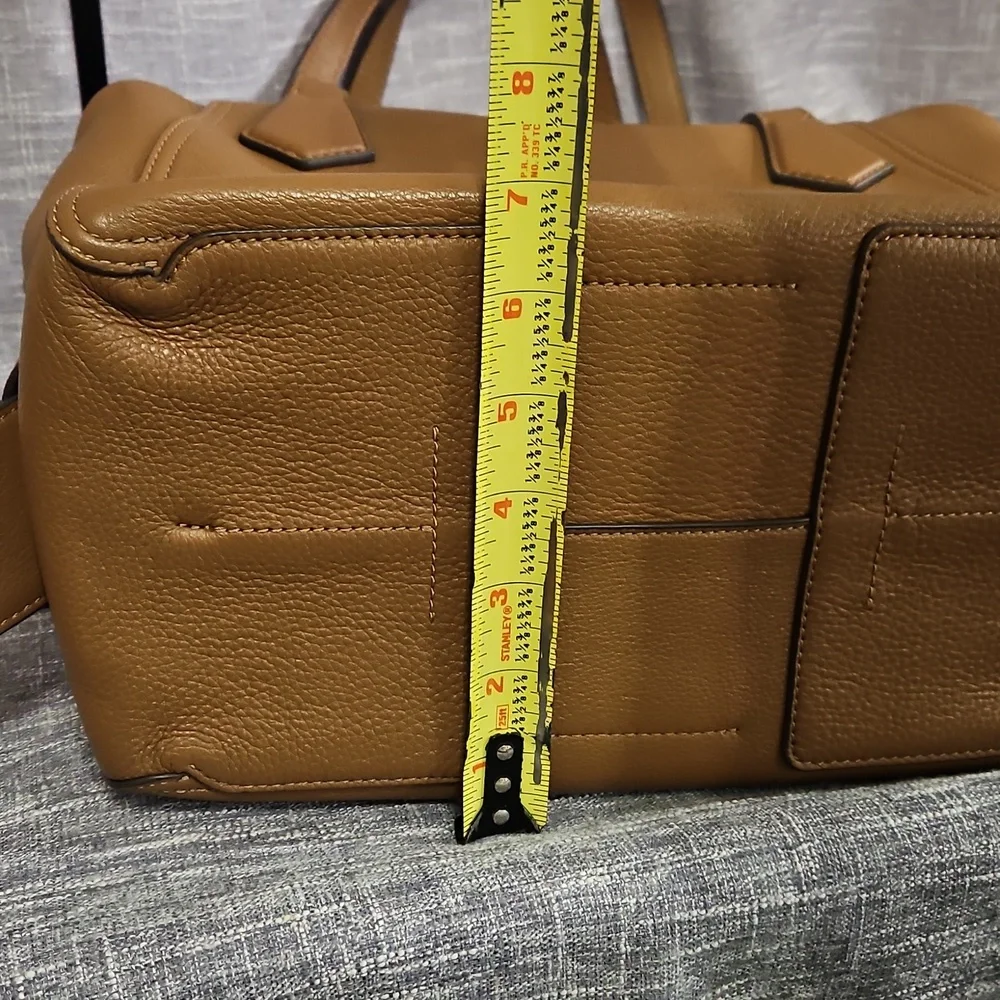 Tory Burch Brown Leather Tote Bag